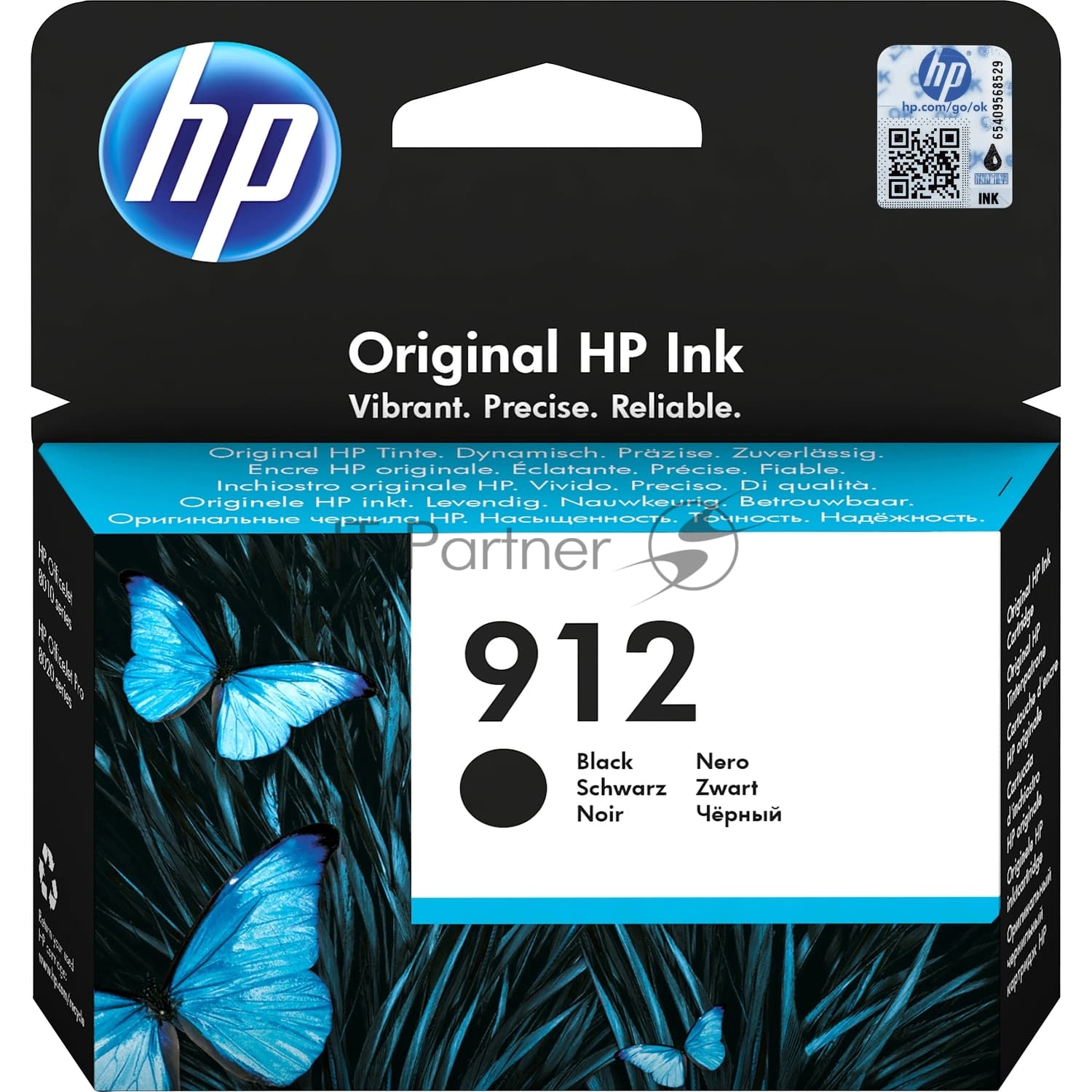 Картридж струйный HP 912 3YL80AE черный (300 стр.) для HP DJ IA OfficeJet 801x/802x
