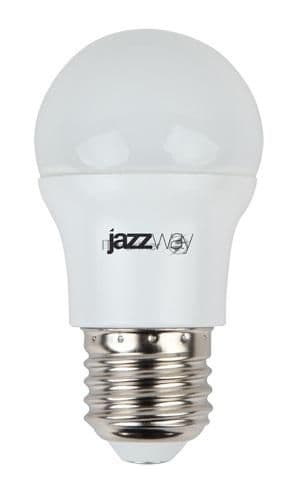 Лампа светодиодная JazzWay PLED-SP-G45 7Вт шар 3000К теплый белый E27 540лм 230В