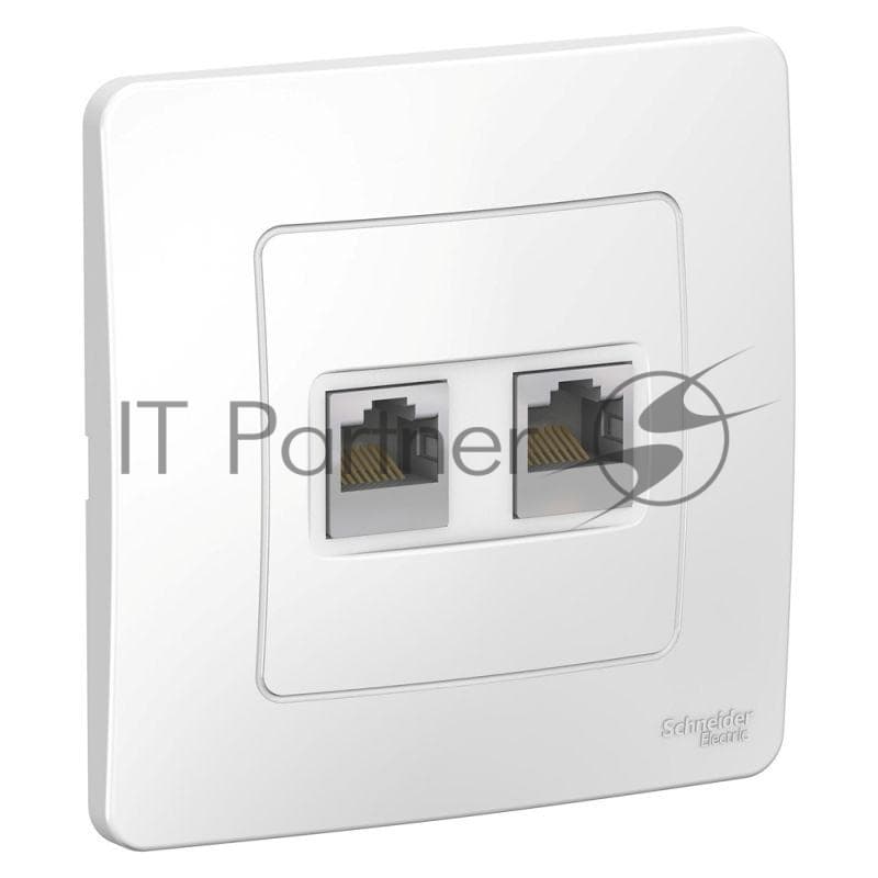 Systeme Electric Blanca внутр Бел Розетка 2-ая компьютерная RJ45