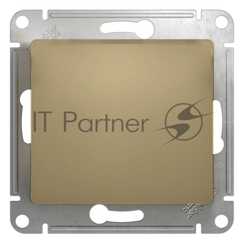 Механизм выключателя 1-кл. СП Glossa 10А IP20 10AX титан SchE GSL000411