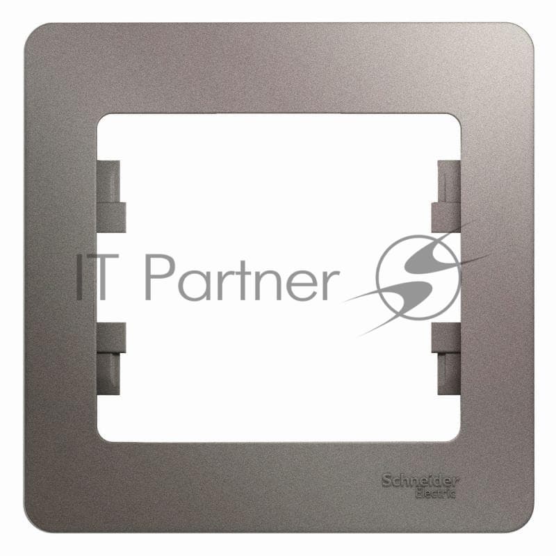 Schneider Electric GSL001201 GLOSSA рамка 1-постовая платина