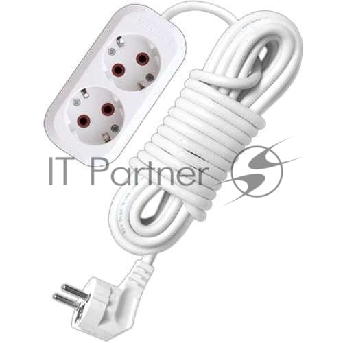 Удлинитель 2х3 м с заземл. 10А IP20 У10-553 ПВС 3х0.75 UNIVersal 553-03