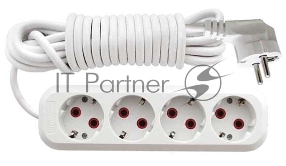 Удлинитель 4х5 м с заземл. 10А IP20 У10-555 ПВС 3х0.75 UNIVersal 555-05