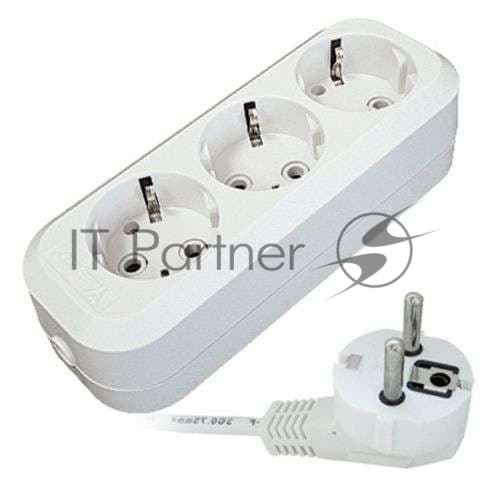 Удлинитель 3х7 м с заземл. 16А IP20 Е-303 АБС-пл. ПВС 3х1 UNIVersal 9631979