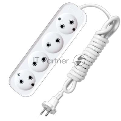 Удлинитель 4х2 м без заземл. 10А IP20 Е-204 АБС-пл. ПВС 2х0.75 UNIVersal 9634266