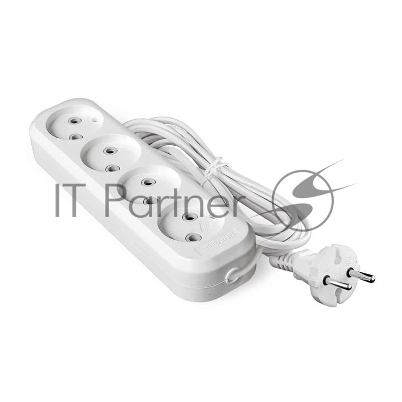 Удлинитель 4х5 м без заземл. 6А IP20 У6-766 ШВВП 2х0.75 UNIVersal 9631944