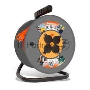 Удлинитель на катушке 4х50 м с заземл. 16А IP44 ВЕМ-250 термо ПВС 3х2.5 UNIVersal 9634209