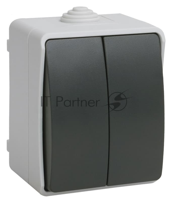 Выключатель 2-кл. ОП ФОРС 10А IP54 сер. ВС20-2-0-ФСр IEK EVS20-K03-10-54-DC