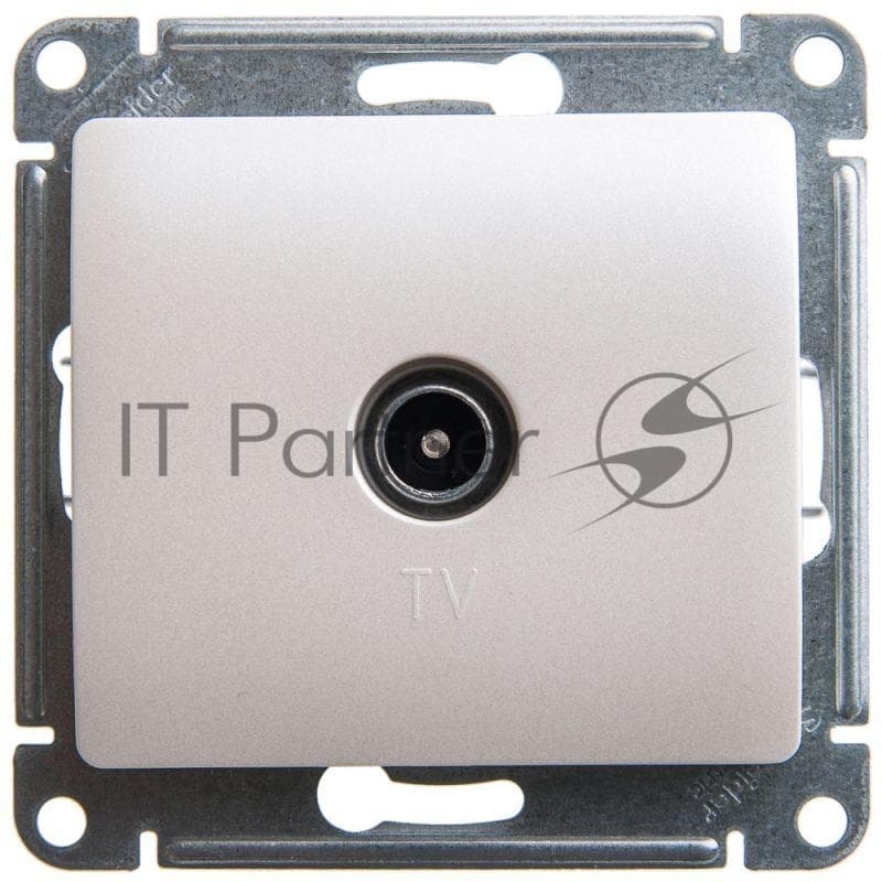 Механизм розетки TV 1-м Glossa 1DB перламутр SchE GSL000691