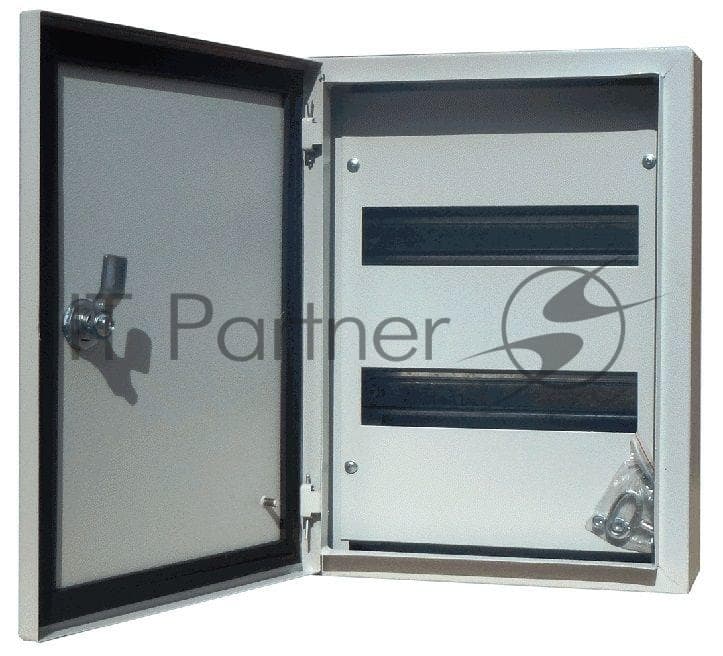 Корпус мет. нав. 400х300х120, 24 мод., IP54, ЩРН-24 DEKraft