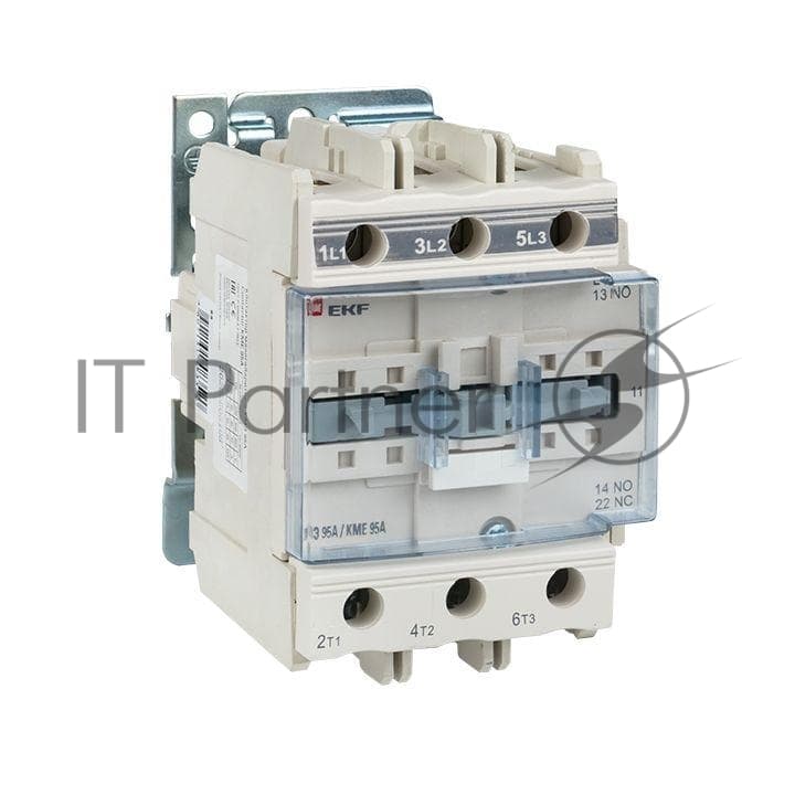 Контактор КМЭ 95А кат. 220В AC 1НО+1НЗ EKF ctr-s-95-220