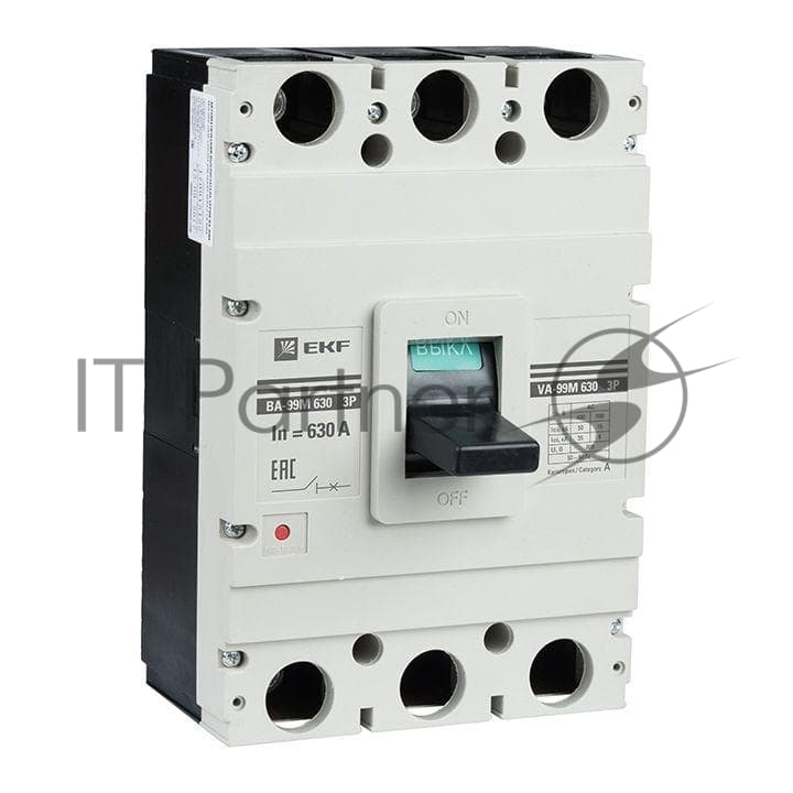 Выключатель автоматический 3п ВА-99М 630/630А 50кА Basic EKF mccb99-630-630m
