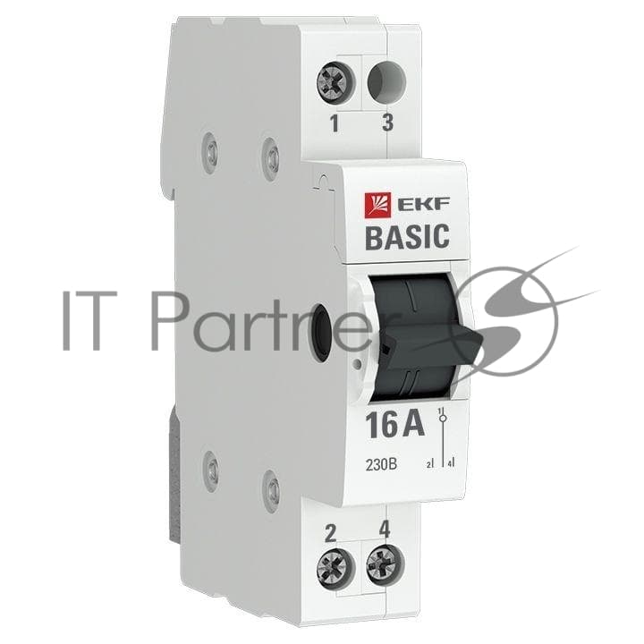 Переключатель трехпозиционный 1п 16А Basic EKF tps-1-16