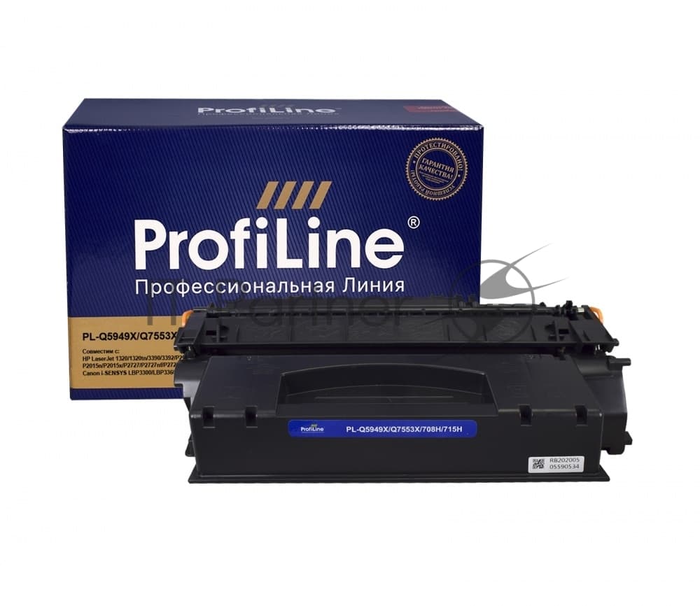 Картридж лазерный ProfiLine совместимый Q5949X/7553X/715H для HP 1320/3390/P2010/P2014/P2015/M2727/Canon LBP-3310/3370/3300 7000к PL