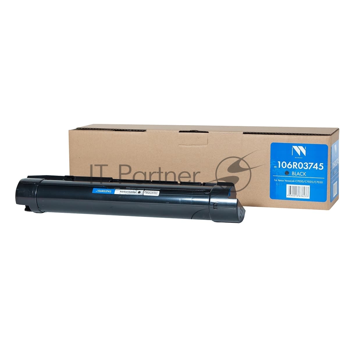 -/ Тонер-картридж NVP NV-106R03745 Black для Xerox VersaLink C7020/C7025/C7030 (23600k)