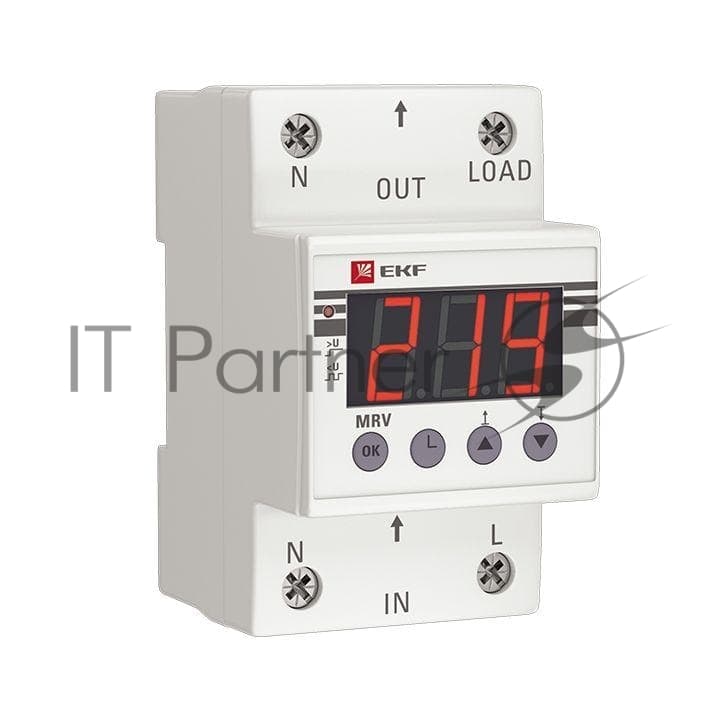 Реле напряжения с дисплеем MRV 40А PROxima EKF MRV-40A