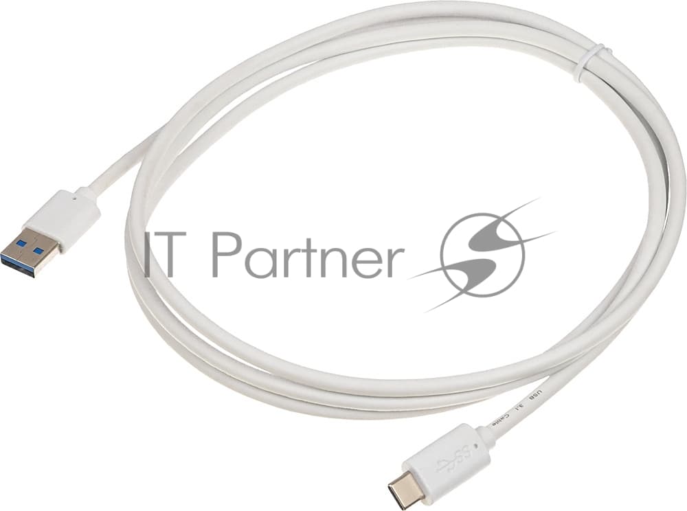 Кабель Buro BHP USB-TPC-1.8W USB 3.0 A(m) USB Type-C (m) 1.8м белый