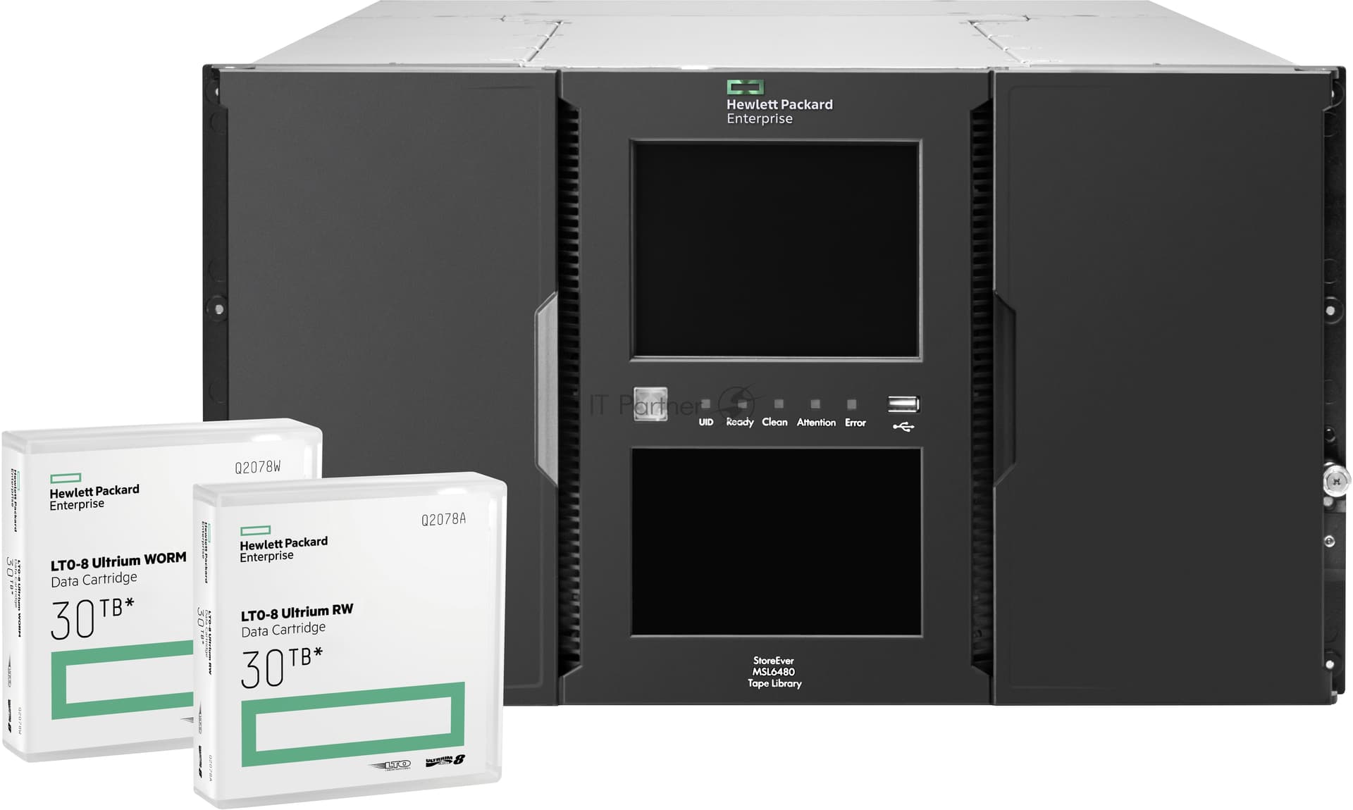 ленточный картридж HPE LTO-8 Ultrium 30TB RW Data Cartridge (without label)