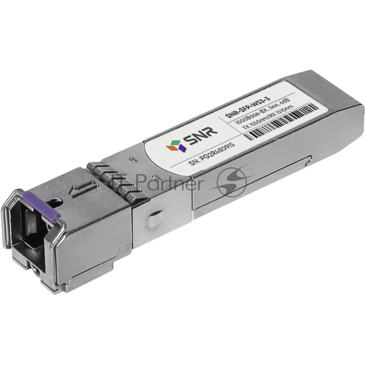 Модуль SNR SFP WDM, дальность до 3км (6dB), 1550нм