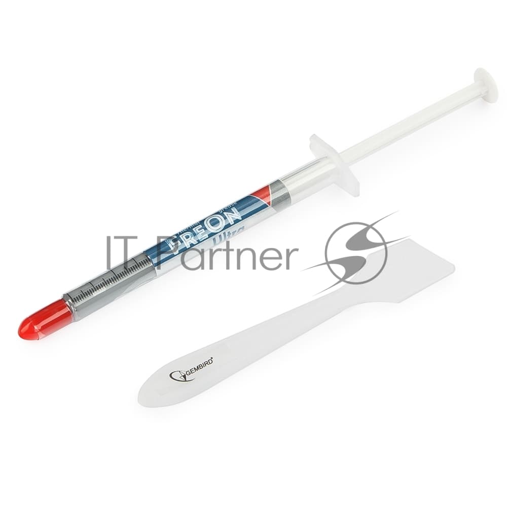 Термопаста Gembird FreOn Ultra GF-21-1.5 для радиаторов, 1,5гр, шприц
