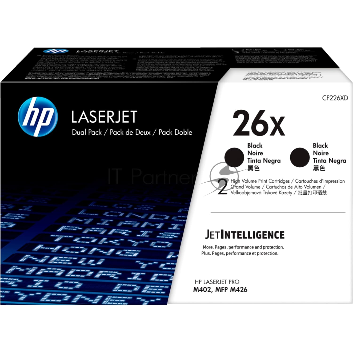 Картридж лазерный двойная упаковка HP 26X для LJ Pro M402/M426 (2*9000 стр)