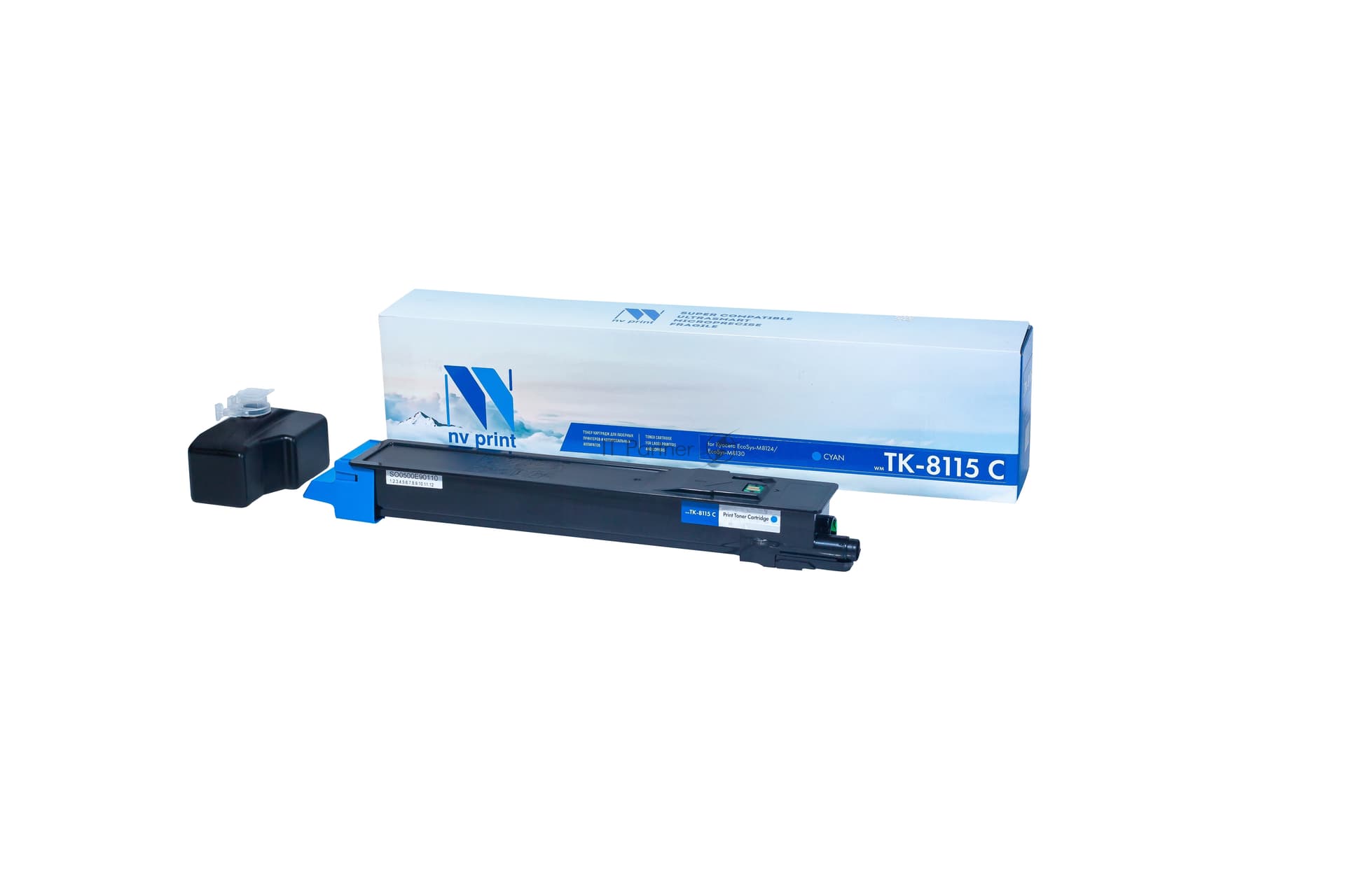 -/ Тонер-картридж NVP NV-TK-8115 Cyan для Kyocera EcoSys-M8124/EcoSys-M8130 (6000k)