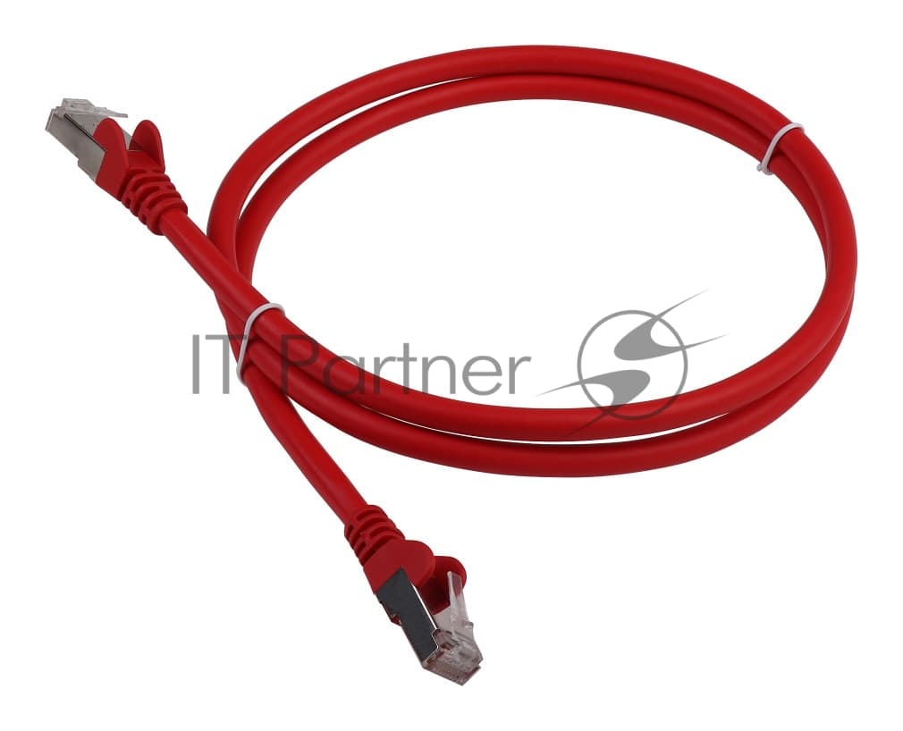 Патч-корд Lanmaster LAN-PC45/S6-1.0-RD FTP RJ-45 вил.-вилка RJ-45 кат.6 1м красный LSZH (уп.:1шт)