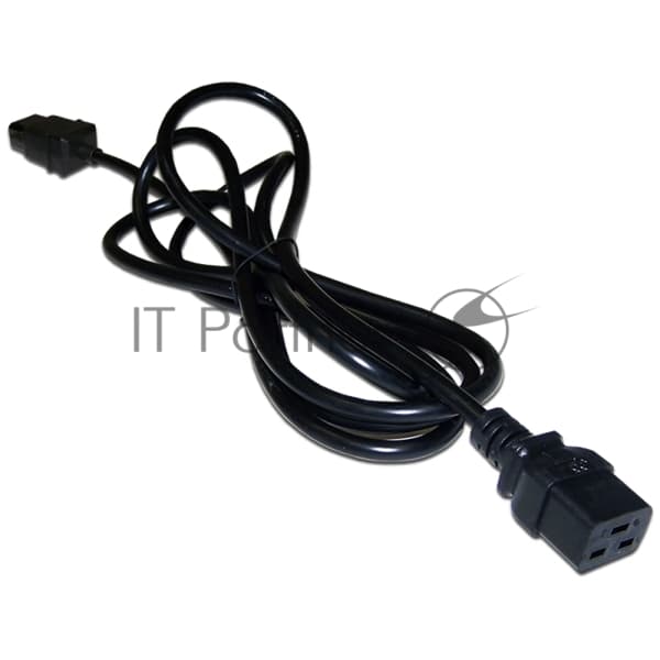 Шнур питания Lanmaster LAN-PP19/20-1.0-BK C19-C20 проводник.:3x1.5мм2 1м 220В 16А черный