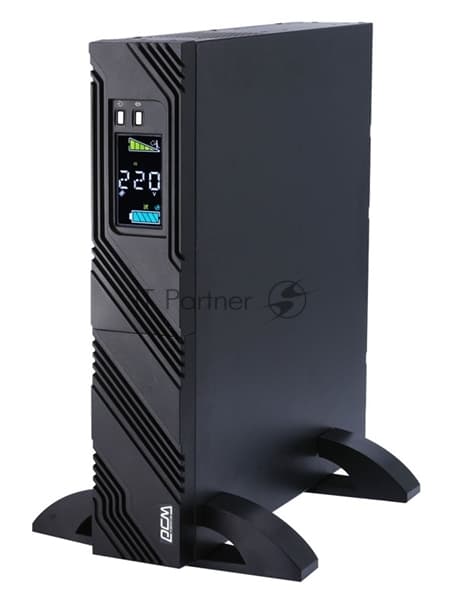 Источник бесперебойного питания Powercom Smart King Pro+ SPR-2000 LCD 1600Вт 2000ВА черный