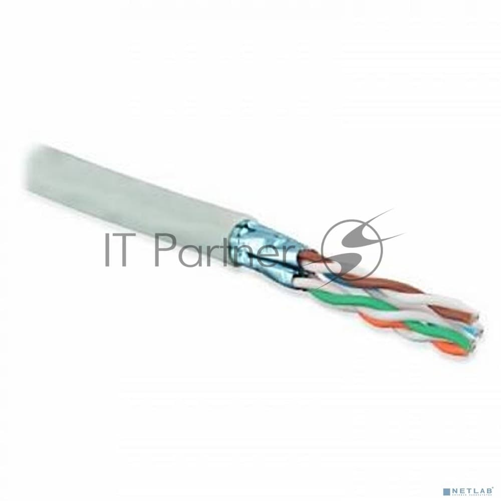 Кабель ExeGate FTP 4 пары кат.5e медь, 24AWG, экран, бухта 305м, серый, PVC