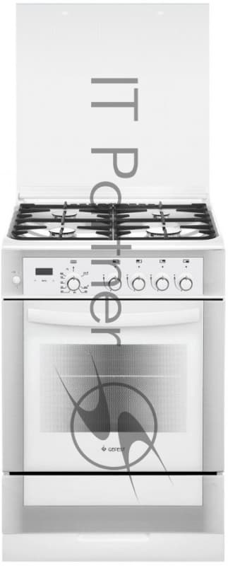 Плита газовая Gefest ПГ 6300-03 0040 белый, конфорок 4 шт, духовка 52 л, 60 см x 85 см x 60 см