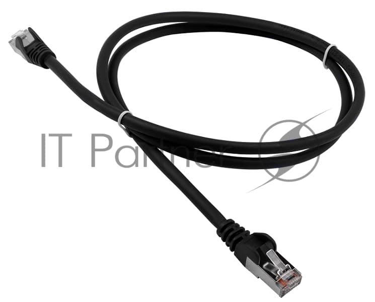 Патч-корд Lanmaster LAN-PC45/S5E-3.0-BK FTP RJ-45 вил.-вилка RJ-45 кат.5E 3м черный LSZH