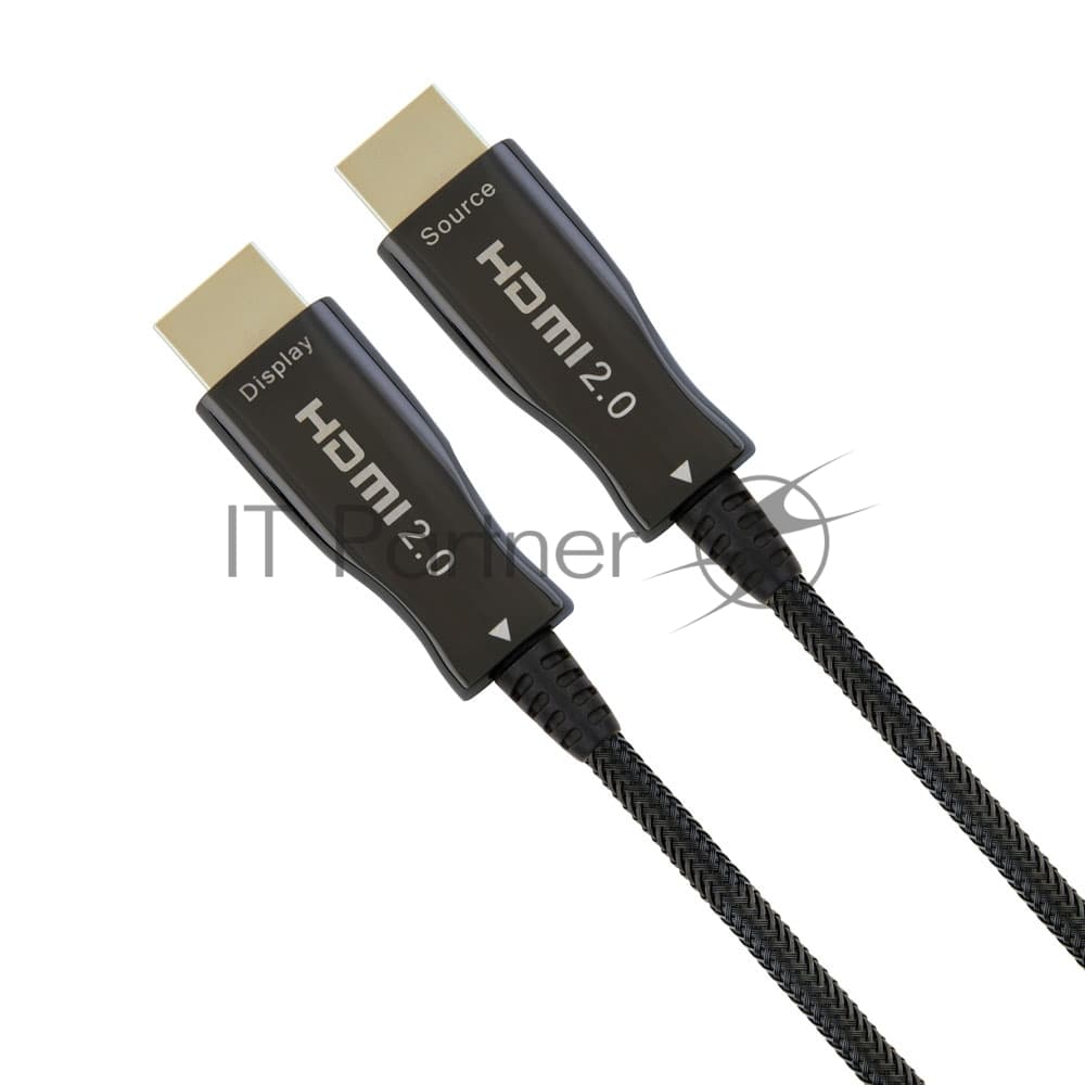 Активный оптический кабель Cablexpert HDMI, 100м, v2.0, 19M/19M, AOC Premium Series, позол.разъемы, экран, коробка