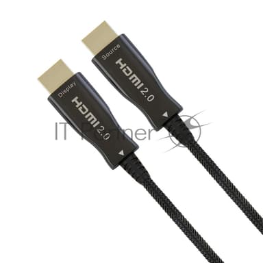 Активный оптический кабель Cablexpert HDMI, 100м, v2.0, 19M/19M, AOC Premium Series, позол.разъемы, экран, коробка
