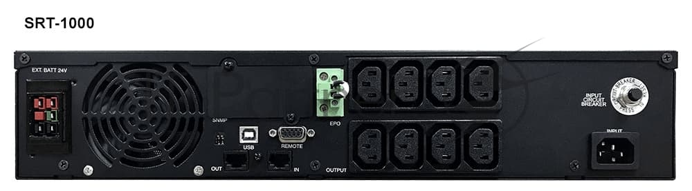 Источник бесперебойного питания Powercom Smart-UPS SMART RT, Line-Interactive , 1000VA/900W