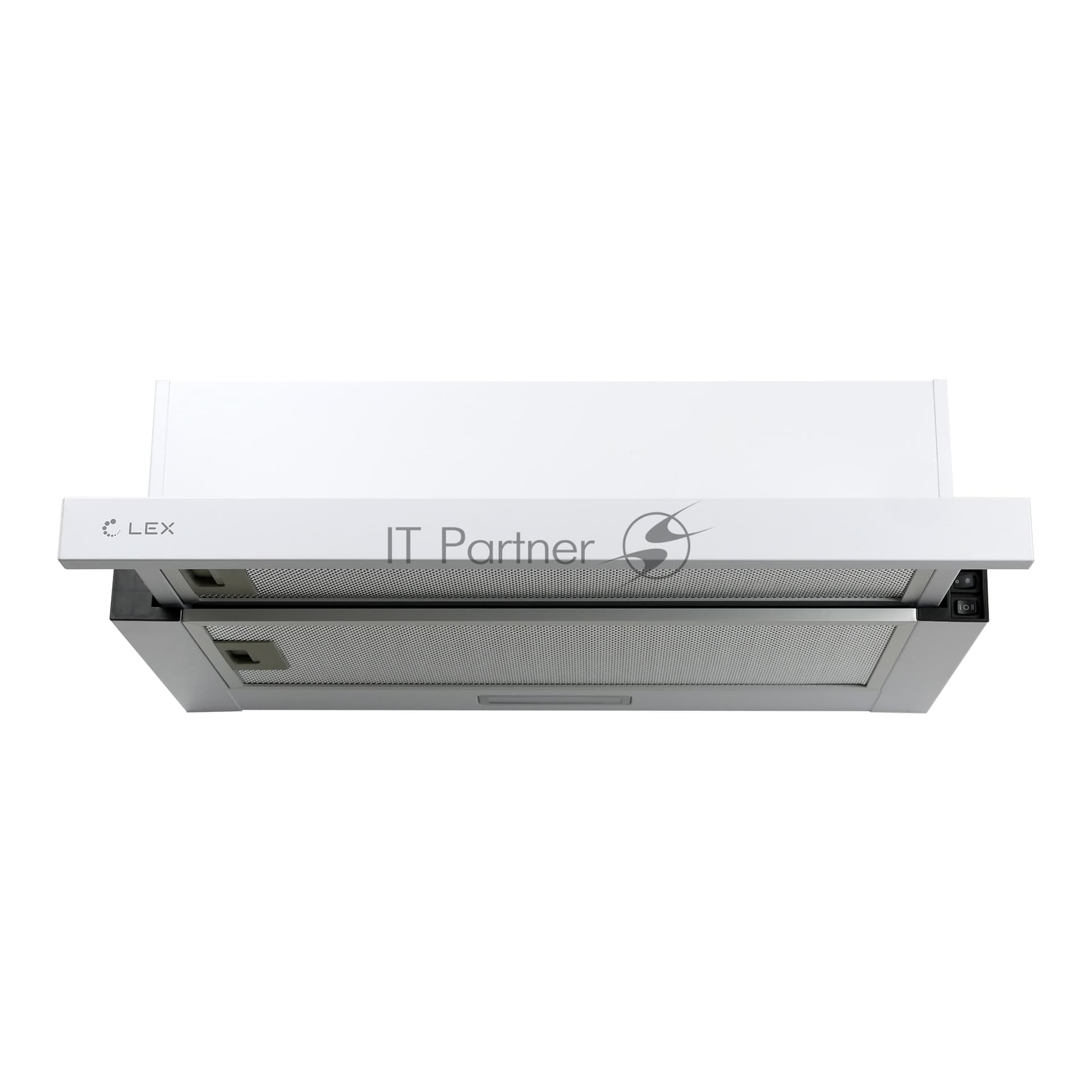 Вытяжка встраиваемая LEX HUBBLE 2M 600 WHITE, 60 см, 1000 куб. м/ч, 52 дБ белый