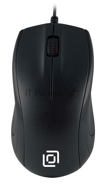 Мышь проводная Oklick 185V2 черный, 1200 dpi, USB, кнопки - 3