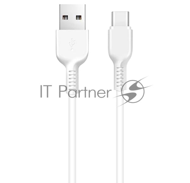 Кабель USB 2.0 HOCO X13, AM/Type-C M, белый, 1м