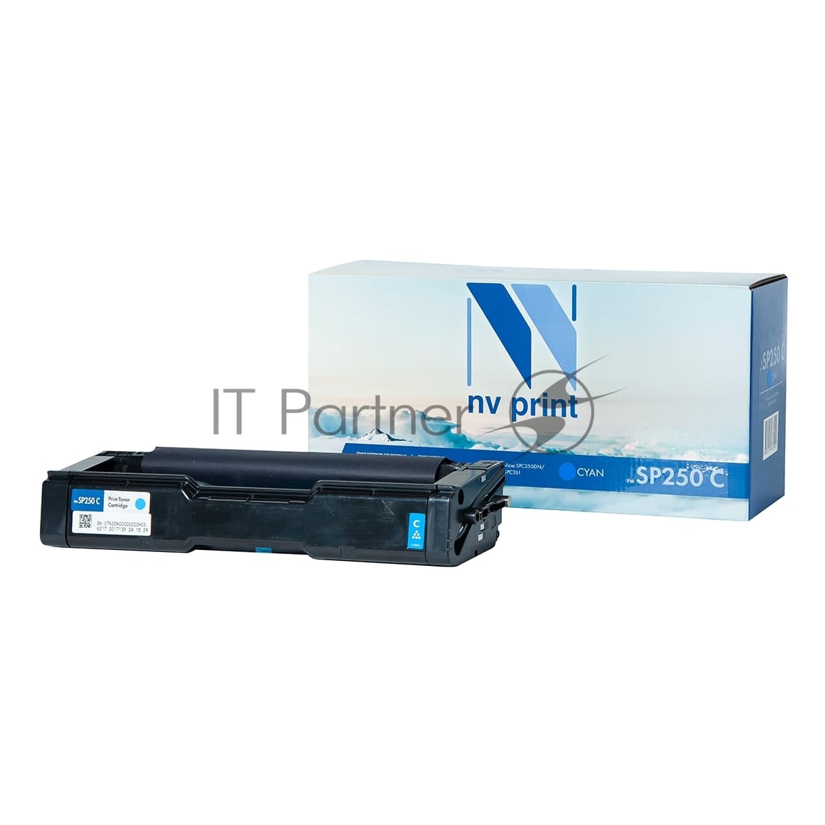 -/ Тонер-картридж NVP NV-SP250 Cyan для Ricoh Aficio SPC250DN/SPC260/SPC261 (1600k)