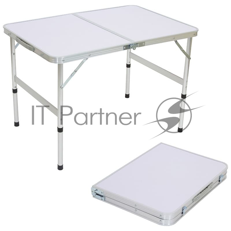 Ecos Стол складной TD-02 (90*60*60 cм) алюминий + мдф