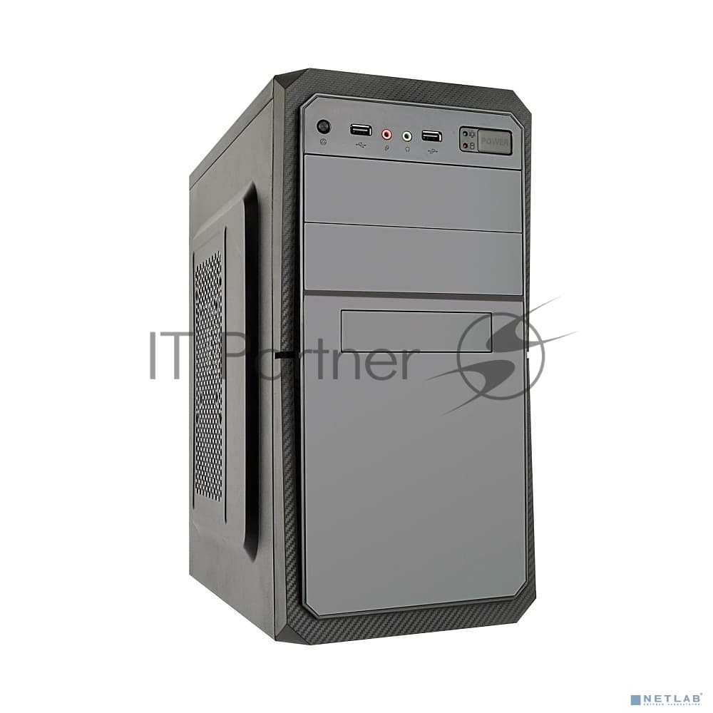 Компьютерный корпус ExeGate EX284026RUS Minitower BA-202 Black, mATX, AA350, 80мм, 2хUSB, Audio