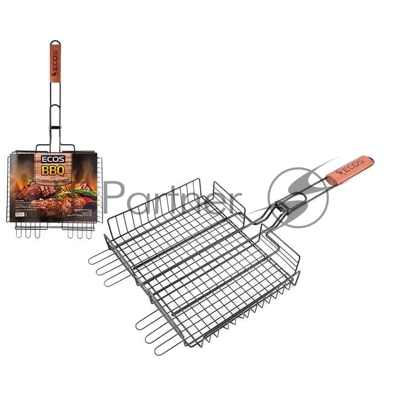 Решетка для барбекю ECOS 22139D с антипригарным покрытием, размер: 31x24x5см