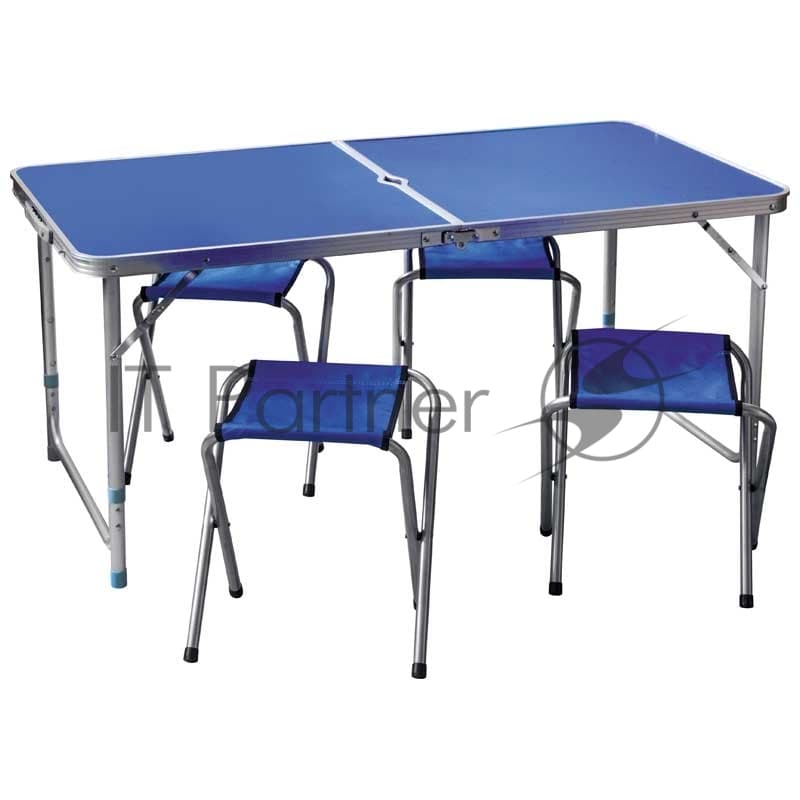 Комплект "Пикник" Ecos CHO-150-E (стол и 4 стула ) синий