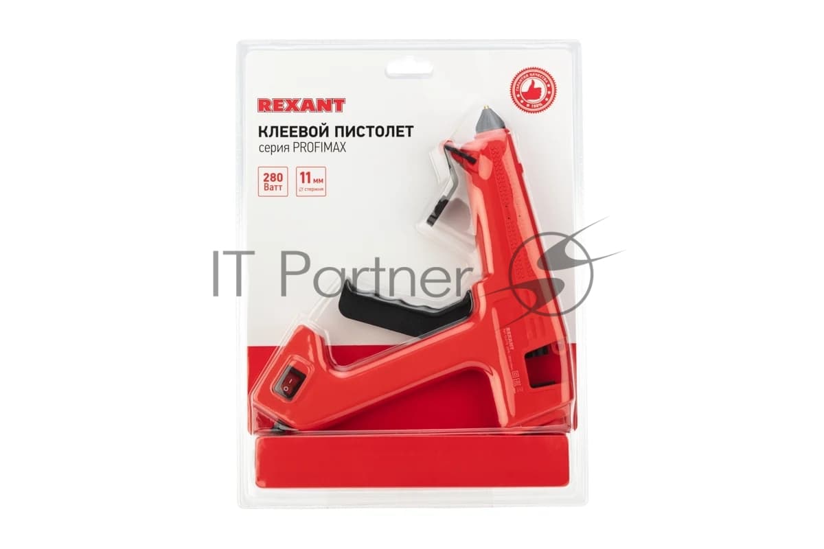 Клеевой пистолет Rexant 12-0119 280Вт 22гр/мин стерж.:11мм