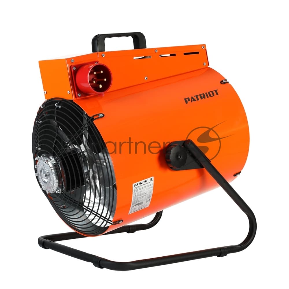 Тепловентилятор электрический Patriot PT-R 15, оранжевый/черный, 15 кВт, 150 м2, 380В, терморегулятор