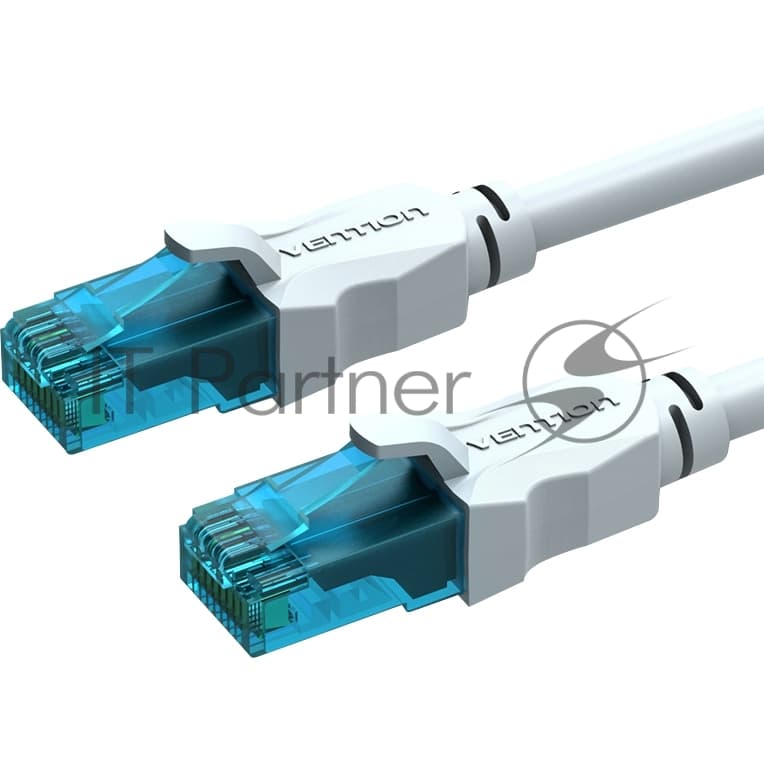 Патч-корд Vention VAP-A10-S500 UTP 4 пары cat.5E CCA molded 5м серый RJ-45 (m)-RJ-45 (m)