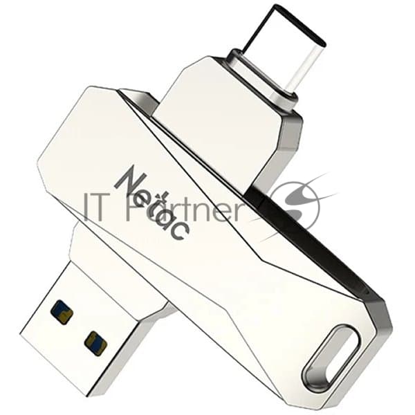 Флешка USB Netac U782C dual USB 3.0+TypeC 64Gb, retail version