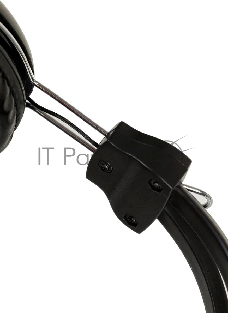 Наушники накладные с микрофоном A4TECH HU-30 black (проводные, кабель 2м, USB) (HU-30)