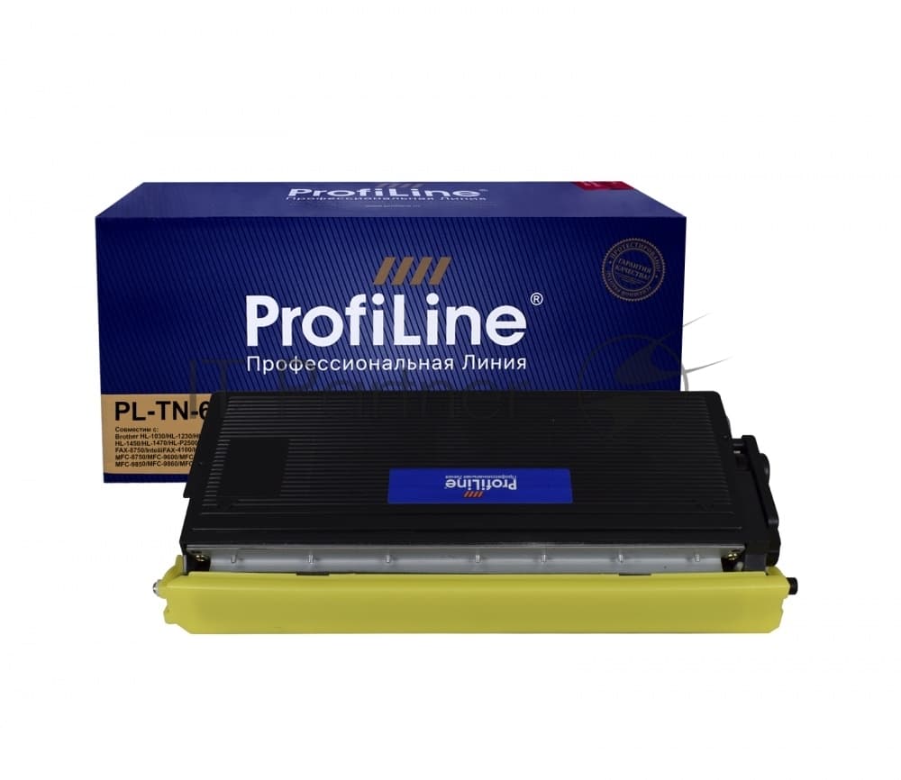 Картридж ProfiLine PL-TN-6300 для принтеров Brother HL-1030/HL-1230/HL-1240/HL-1250/HL-1270/HL-1430/HL-1440/HL-1450/HL-1470/HL-P2500/FAX-4750/FAX-5750/FAX-8350/FAX-8360/FAX-8750/IntelliFAX-4100/IntelliFAX-4750/IntelliFAX-5750/MFC-8350/MFC-8750/MFC-9600/MFC-9650/MFC-9660/MFC-9750/MFC-9760/MFC-9850/MFC-9860/MFC-9870/MFC-9880 3000 копий