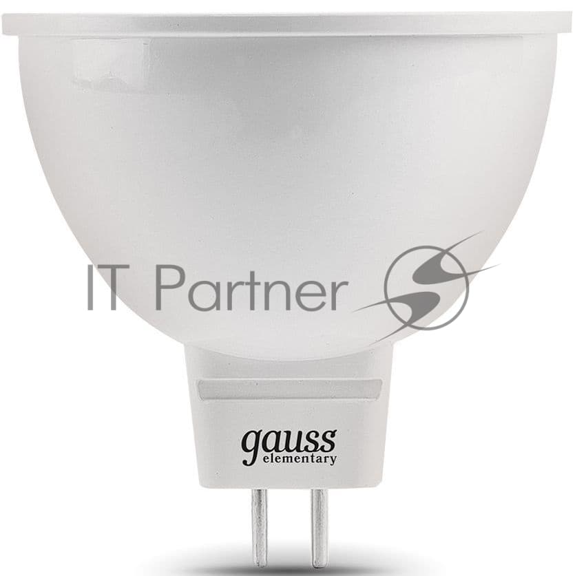 Лампа светодиодная LED Gauss 7Вт GU5.3 220В 4100К Elementary MR16 13527